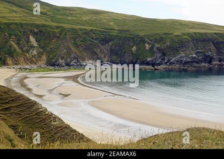 Wild Atlantic Way Malin Beg Silver Beach Stockfoto