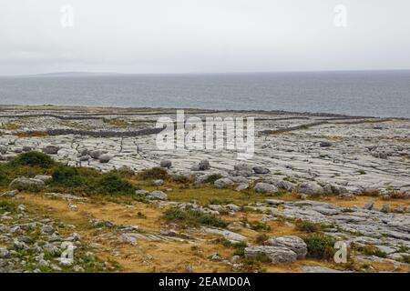 Wild Atlantic Way Fanore Beg Stockfoto