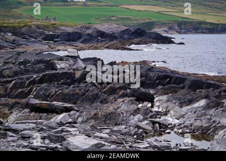 Leuchtturm Valentia Island Stockfoto