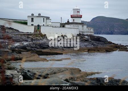 Leuchtturm Valentia Island Stockfoto