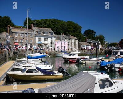 Der Hafen von Padstow, Cornwall. Stockfoto