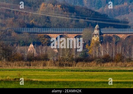 Das Dorf Wommen in Deutschland Stockfoto