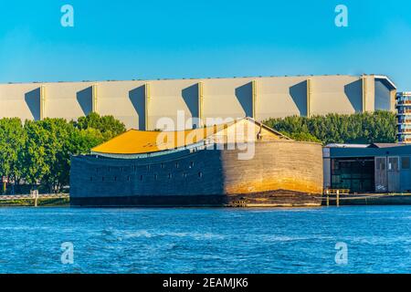 Replice von Noahs Arche in Rotterdam, Niederlande Stockfoto