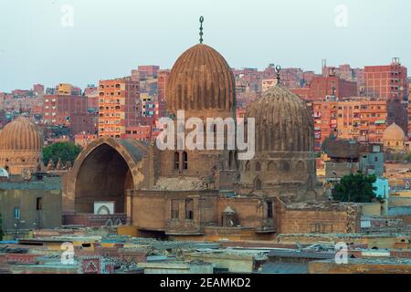 Der alte Teil von Kairo. Die Stadt der Toten, Ägypten Stockfoto