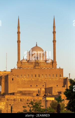 Moschee der Zitadelle Saladin, Salah El-Deen Platz, Kairo, Ägypten Stockfoto