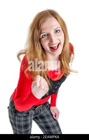 Valeria sei glücklich Stockfoto