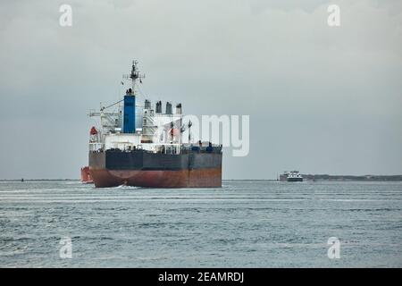 Öl-Tanker Schiff Stockfoto