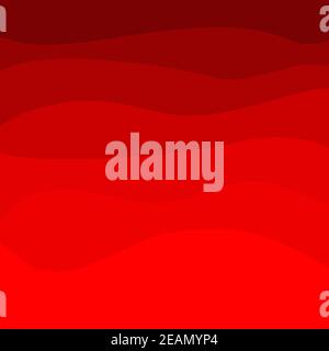 Verlaufsstruktur mit dunkelroten und hellblauen abstrakten Wellen Stockfoto