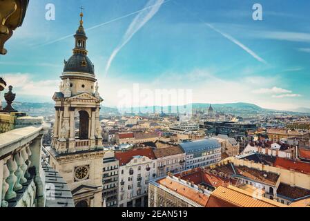 Basilika in Budapest Stockfoto