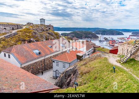 Innenhof der festung fredriksten in Halden, Norwegen Stockfoto