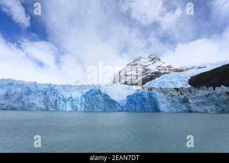 Spegazzini Gletscherblick vom Argentino See, Patagonien Landschaft, Argentinien Stockfoto