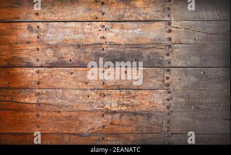 Ländliche alte, grunge Holzpaneele Stockfoto