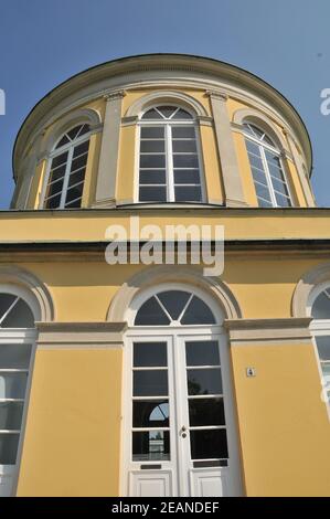 Bibliothekspavillon im Berggarten Hannover-Herrenhausen Stockfoto