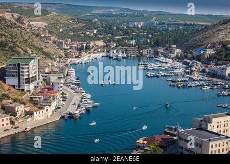 Balaklava, Krim, Ukraine, Europa Stockfoto