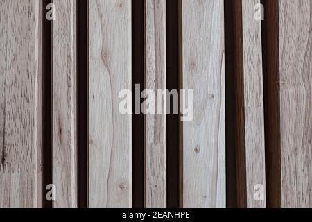 Ein Fragment von Holz Wand Hintergrund, Buche Holz Panel Textur, natürlichen Baum Stockfoto