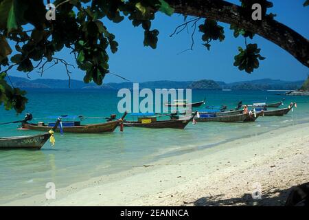 THAILAND KRABI AO NANG RAILAY STRAND Stockfoto