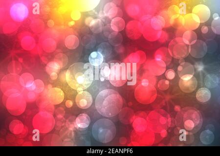 Regenbogen Hintergrund. Abstrakt frisch zarte Pastell lebendige bunte Fantasie Regenbogen Hintergrund Textur mit defokussierten Bokeh Lichter. Schöne leichte Textur. Stockfoto