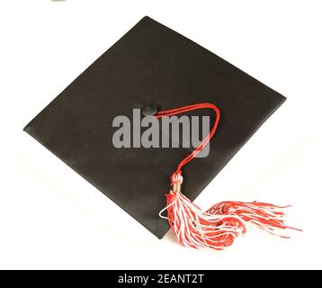 Mortarboard Mit Hut Stockfoto