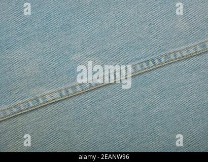 Blau gewaschen Jeans Denim Textur Hintergrund Stockfoto