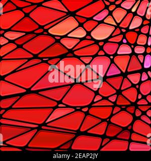 Abstrakt Buntglas Mosaik Hintergrund Stockfoto