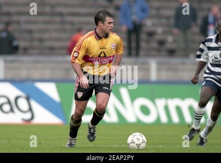 Berlin, Deutschland. 05th Jan, 2021. firo: 28.03.1998 Fuvuball: Fußball: Archivfotos 28.Spieltag 1.Bundesliga-Saison 1997/1998 Hertha BSC Berlin - VfB Stuttgart 3: 0 Individual Action, Thomas Berthold, VfB Quelle: dpa/Alamy Live News Stockfoto