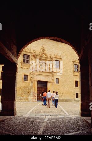 Avellaneda Palast. Plaza Mayor, Peñaranda de Duero, Burgos Provinz, Kastilien-Leon, Spanien. Stockfoto