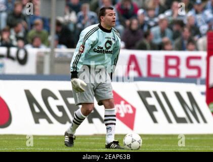 Berlin, Deutschland. 05th Jan, 2021. firo: 28.03.1998 Fuvuball: Fußball: Archivfotos 28.Spieltag 1.Bundesliga-Saison 1997/1998 Hertha BSC Berlin - VfB Stuttgart 3: 0 GV Bor Kirv'ly Gabor Kiraly, Hertha Quelle: dpa/Alamy Live News Stockfoto