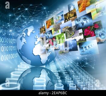 Beste Internet-Konzept des global Business Konzepte Serie Stockfoto