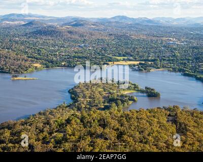 Black Mountain Peninsula - Canberra Stockfoto