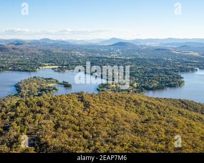 Lake Burley Griffin - Canberra Stockfoto