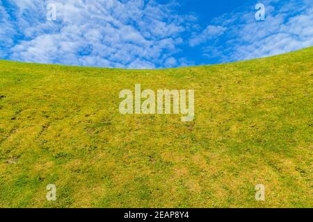 Der Irish Sky Garden Crater Stockfoto