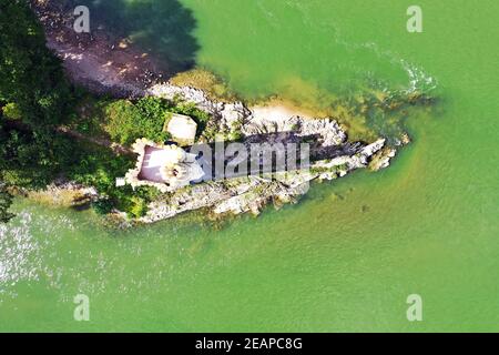 Der Mausturm ist ein Anblick der Stadt von Bingen am Rhein Stockfoto