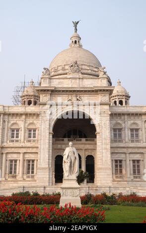 Victoria Memorial Gebäude in Kolkata, Westbengalen, Indien Stockfoto