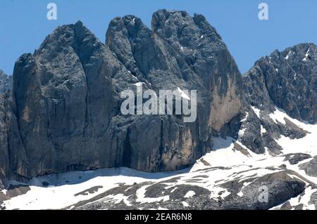 Marmolada Gebirgsmassiv Dolomiten Stockfoto