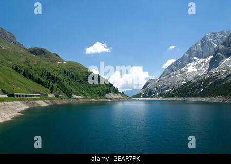 Stausee Lago artificiale Stockfoto