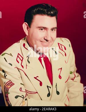 WEBB PIERCE (1921-1991) amerikanischer Country-Sänger um 1973 Stockfoto