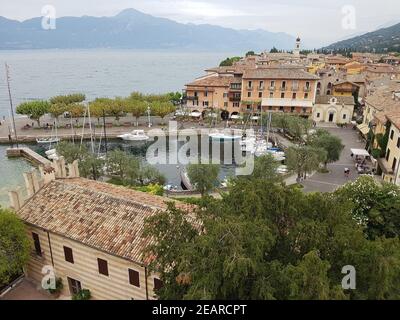 Torri del Benaco, Gardasee Stockfoto