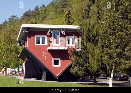 Das Tolle Haus bin Edersee Stockfoto