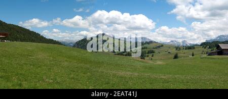 Seiser, Alm, Dolomiten, UNESCO-Weltnaturerbe, Dolomiti Stockfoto