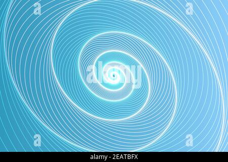Kreative blaue Spirale Hintergrund Stock Vektor