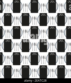 Nahtlose Vektordarstellung im Menü Stock Vektor