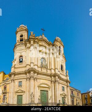 Chiesa di San Francesco d’Assisi all’Immacolata in Catania, Sizilien, Italien Stockfoto