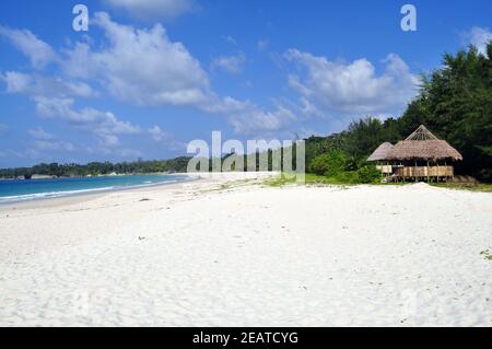 Ein tropischer Strand in Andaman und Nicobar Inseln, Indien, Asien. picturesque​ Stockfoto