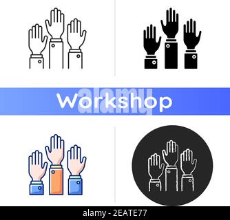 Symbol für die Teilnahme Stock Vektor