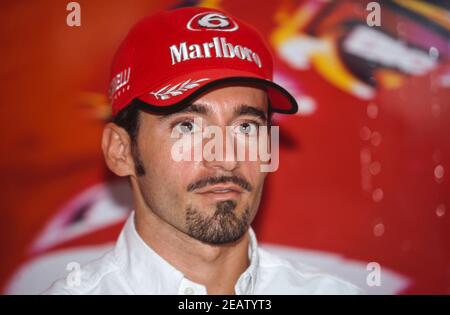 Max Biaggi (ITA), Italien GP Moto 500, Imola 1998 Stockfoto