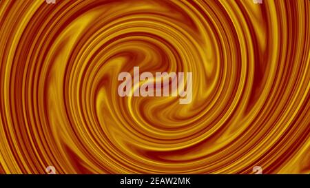 Abstrakter Wirbel, computergeneriert. 3d-Rendering kreisförmige Verschmelzung von Farben. Spiralhintergrund von Flüssigkeit Stockfoto