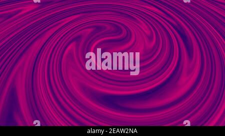 Abstrakter Wirbel, computergeneriert. 3d-Rendering kreisförmige Verschmelzung von Farben. Spiralhintergrund von Flüssigkeit Stockfoto