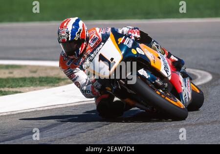 Michael Doohan (AUST), Honda 500, Italien GP Moto 500, Imola 1998 Stockfoto