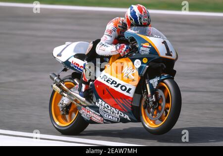 Michael Doohan (AUST), Honda 500, Italien GP Moto 500, Imola 1998 Stockfoto