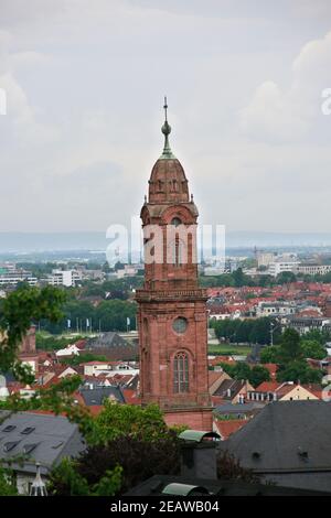 Jesuitenkirche oder Pfarrkirche Heiliger Geist und St. Ignatius Stockfoto